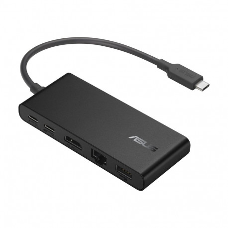 Asus Dual 4K USB-C dokk DC201 | Ethernet LAN (RJ-45) port 1 | USB 3.0 (3.1 Gen 1) Type-C portide arv