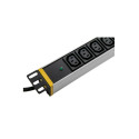 SOMI Networks | 1U, 19″, 12x C13 Aluminium PDU Power Panel with Indicator | PDU12C13ASP | Silver | N