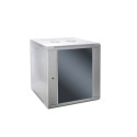 SOMI Networks | 22U, 19″ Network Wall Cabinet | 22U-60/60FPC | Gray | With Front Glass Doors; Unasse