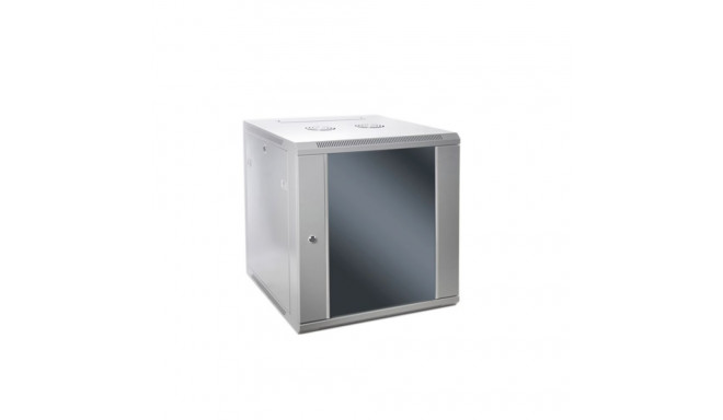 SOMI Networks | 27U, 19″ Network Wall Cabinet | 27U-60/60FPC | Gray | With Front Glass Doors; Unasse