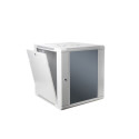 SOMI Networks | 27U, 19″ Network Wall Cabinet | 27U-60/60FPC | Gray | With Front Glass Doors; Unasse