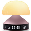 Lexon Mina Sunrise Alarm Clock with Light Pink LR153MLP