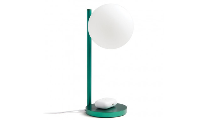 Lexon Bubble LED lamp 15W juhtmevaba laadija tume roheline LH70DG1