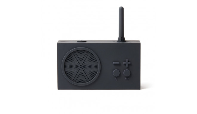 Lexon Tykho3 FM-raadio Bluetooth-ühendusega, hall