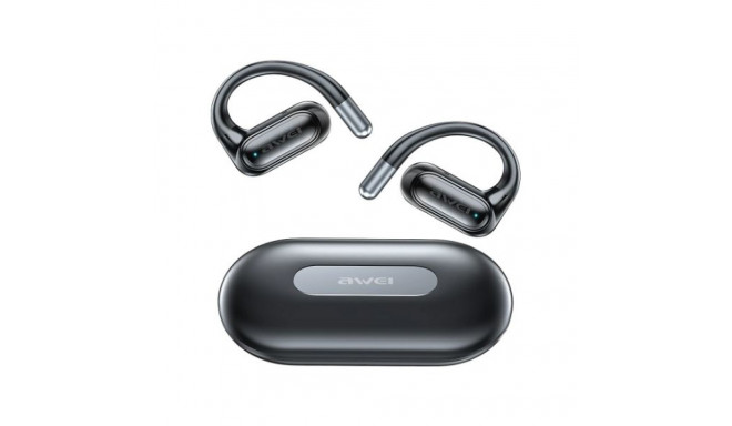 AWEI Bluetooth 5.4 kõrvaklapid OWS T93+ dokk must