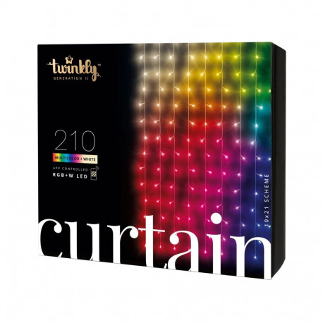 Twinkly curtain 210L 5mm RGBW