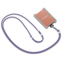 Spigen Universal Strap Set Crossbody & Wrist phone lanyard set purple/deep purple AFA08363