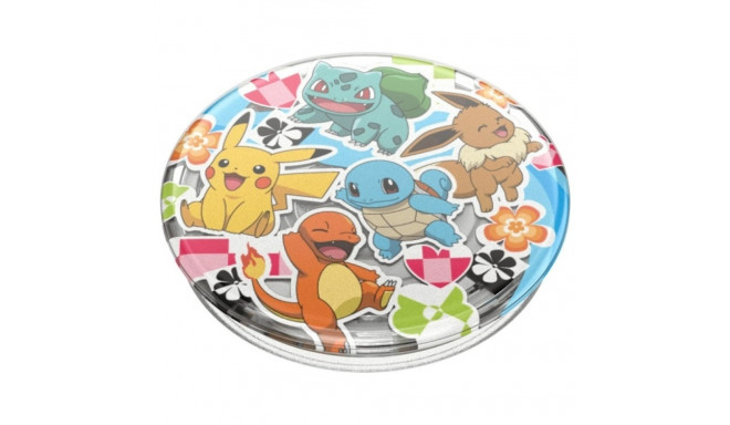 Popsockets 2 Pokemon mitmevärviline läbipaistev 112697 telefonihoidik ja -alus – litsentseeritud