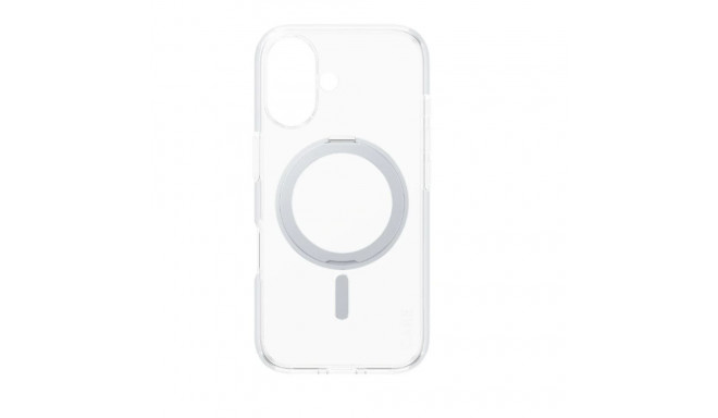 CARE Feature Case | Back cover | Apple | iPhone 16 | Recycled plastic | Silver | Kickstand & MagSafe