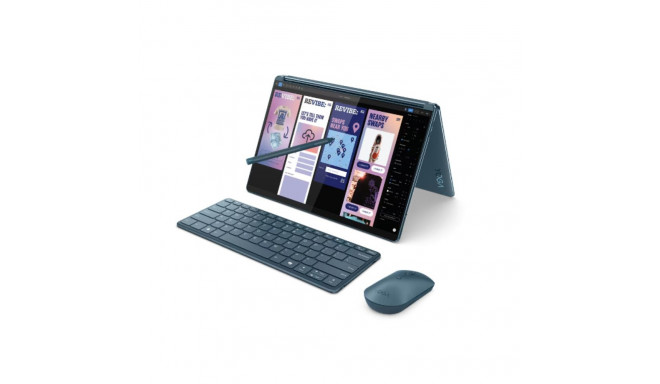 Lenovo Yoga Book 9 13IMU9 | Tidal Teal | 2x13,3" | OLED | Puuteekraan | 2.8K | 2880 x 1800 pikslit |