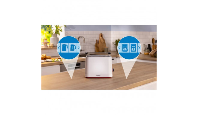 Bosch Compact röster TAT3M121 MyMoment 2 piluga plastist valge