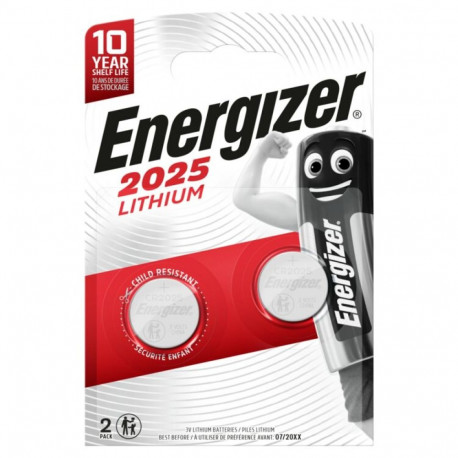 Energizer CR2025 BL2 liitium 2 tk