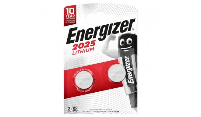 Energizer CR2025 BL2 | Liitium | 2 tk