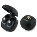 Guess Bluetooth kõrvaklapid GUTWSJ144ESK TWS + laadimisalus must/must Vikerkaar 4G Prinditud Logo