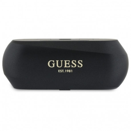 Guess Bluetooth headphones GUTWSC2MCDSK TWS + docking station black Elongated Metallic Print