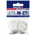 SPECIALIST+ roostevabast terasest klamber, 16-27 mm, 2 tk.