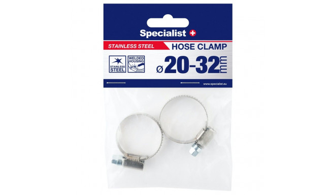 SPECIALIST+ roostevabast terasest toruklamber, 20-32 mm, 2 tk.