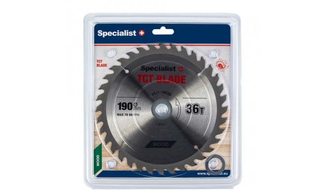 SPECIALIST+ cutting disc, 190x36Tx30/20/16 mm