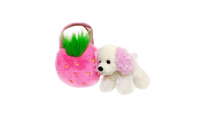 AURORA Fancy Pals Soft toy - Strawberry poodle in a bag, 20 cm