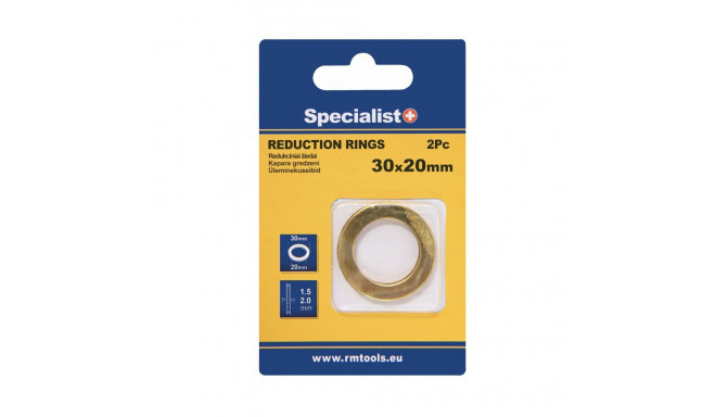 SPECIALIST+ reduction ring, 30x20x1.5/2 mm, 2 pcs.