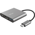 Trust Dalyx 3in1 USB-C Station/Seadmejaam (23772)