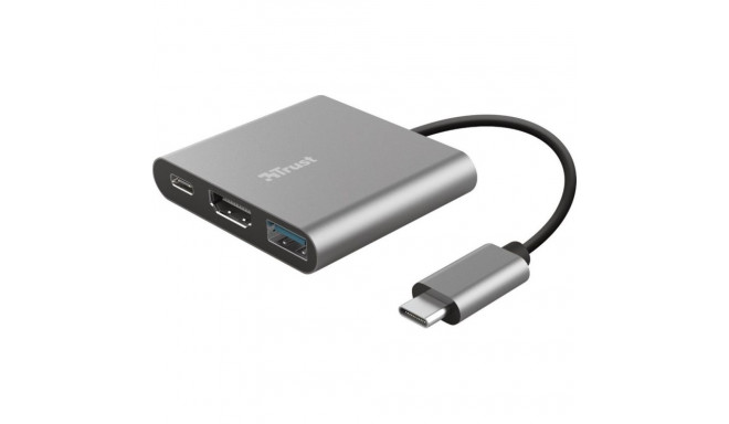 Trust Dalyx 3in1 USB-C Station/Seadmejaam (23772)