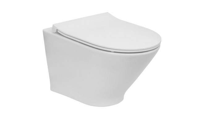 Roca Gap Round Compacto wall-hung toilet bowl (A34H0N3000)