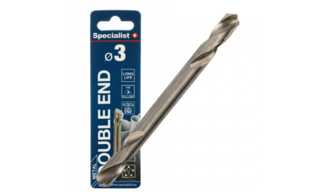 SPECIALIST+ dupleks metallpuur HSS, 3 mm, 2 tk