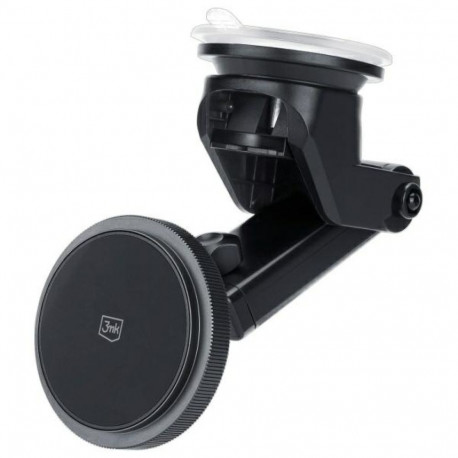 3MK Car MagCharger 15W induktiivne laadimishoide esiklaasile/armatuurlauale must