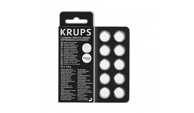KRUPS puhastus- (katlakivieemaldus-) tabletid 10 tk XS3000