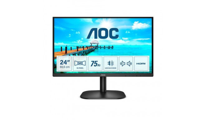 AOC B2 24B2XDAM LED display 60.5 cm (23.8&quot;) 1920 x 1080 pixels Full HD Black