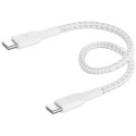 "Belkin geflochtenes USB-C / USB-C-Kabel 0,15m, weiss"