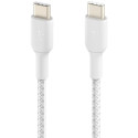 "Belkin geflochtenes USB-C / USB-C-Kabel 0,15m, weiss"