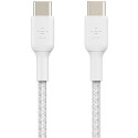 "Belkin geflochtenes USB-C / USB-C-Kabel 0,15m, weiss"