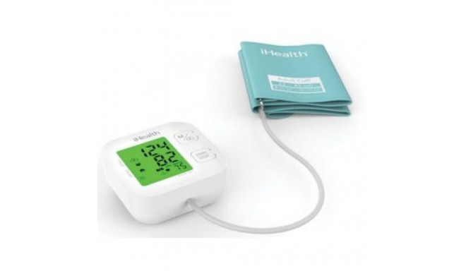 iHealth Track KN-550BT Wireless Bluetooth connection, White/Blue, Weight 438 g, Calculation of blood