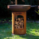 Bonfeu Bonbiza Open rusty garden fire pit 8002R