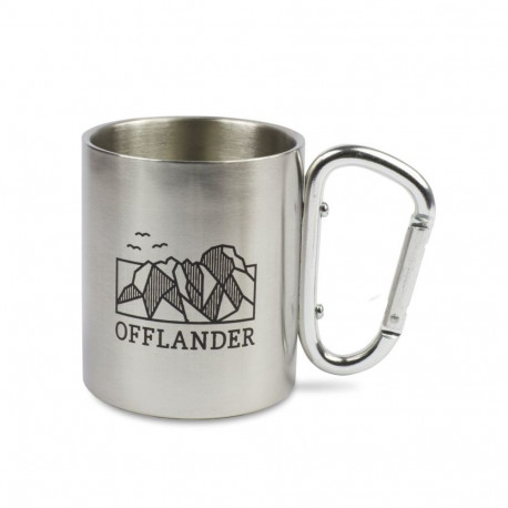 Offlander camping mug with steel carabiner OFF_CACC_03