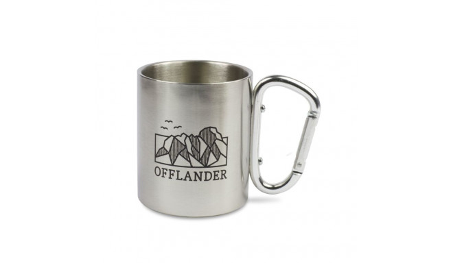 Offlander camping mug with a steel carabiner OFF_CACC_03