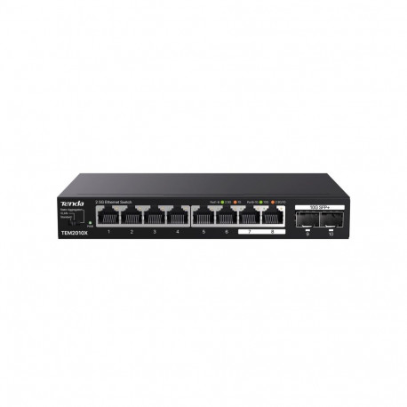 Tenda TEM2010X network switch 2.5G Ethernet (100/1000/2500) Desktop Black