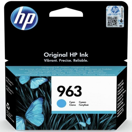 HP 963 Cyan Original Ink Cartridge