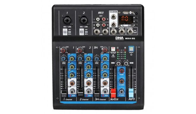 DNA MIX 4 EQ Audio Mixer USB MP3 Bluetooth Analog