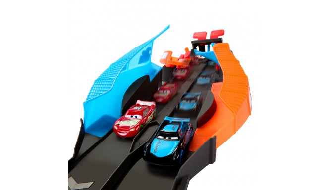 Disney Pixar Cars Disney and Pixar Cars Glow Racers Launch & Criss-Cross Glow Race Playset