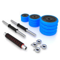 HMS SGG30 BAR 2-in-1 weight set (barbell and barbells) 30 kg