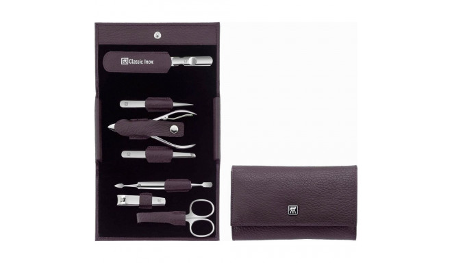 ZWILLING Classic Inox travel set 97646-008-0 - purple case 7 items