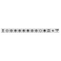 Insulated screwdriver set+tips 50 items YATO YT-28293