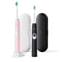 Philips 4300 series HX6800/35 electric toothbrush Adult Sonic toothbrush Black, Pink