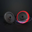 HMS SGGX20 rubberized barbells with barbell function 20 kg