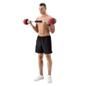 HMS SGGX20 rubberized barbells with barbell function 20 kg