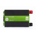 EnerGenie EG-PWC-PS500-01 power adapter/inverter Auto 500 W Black, Green