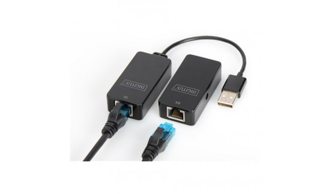 DIGITUS USB pikendus Cat5/5e/6 (UTP, STP o. SFP) kuni 50 m